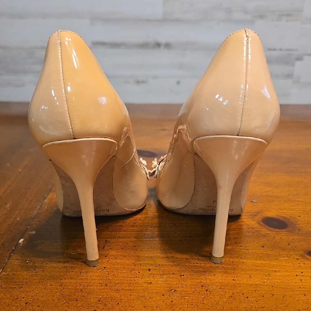 Kate Spade Women's Tan Heels - Picture 4 of 8